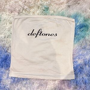 Deftones White Tube Top
